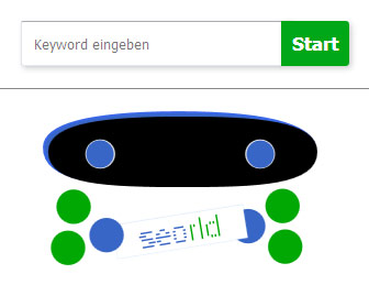 SEO KI Tool Keyword eingeben